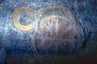 Η τοιχογραφία του μαρτυρίου στην εκκλησία του Αγίου Γεωργίου στον Καλαμά