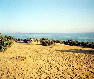 Der Strand Agios Ioannis auf Gavdos