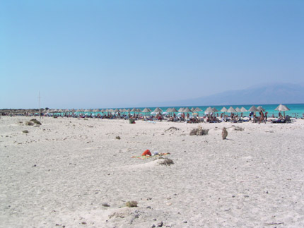 Beach on Chrisi Island