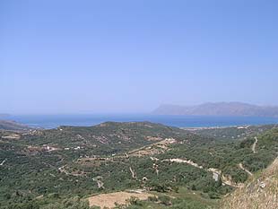 The gulf of Kissamos from Polirinia