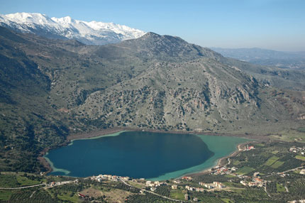 View to Kournas Lake