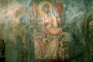 Un affresco della chiesa bizantina di Agios Ioannis a Kato Varsamònero