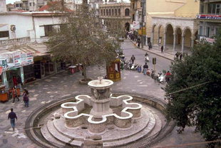 La Place des Lions et la Fontaine Morosini, Iraklion