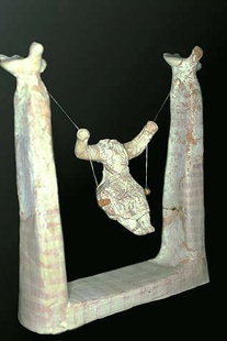 Girl on a swing from Agia Triada