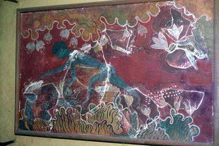 Saffron Gatherer fresco