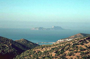 Le port d'Agia Galini et l'îlot de Paximadia