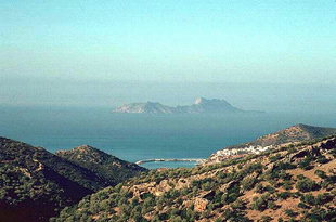 Agia Galini harbour and the small island of Paximadia