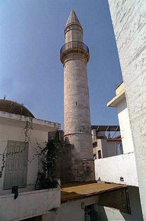 Le minaret de la Mosquée de la Sultane Valide, Rethimnon