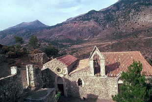 Die Agios Fanourios-Kirche, Varsamonero-Kloster