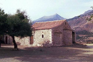 Die Agios Fanourios-Kirche, Varsamonero-Kloster