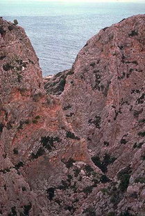 Die Schlucht beim Katholiko-Kloster, Akrotiri, Chania