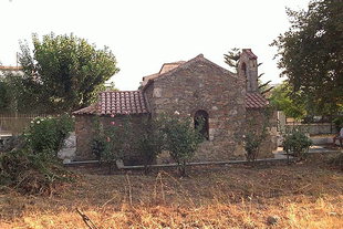Die byzantinische Agios Georgios-Kirche in Alikianos