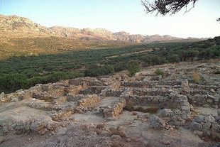 The Minoan site in Vasiliki, Ierapetra