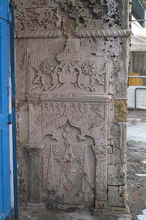 Une fontaine dans le port de Chania