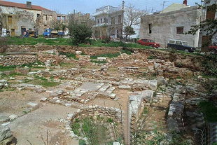 Les excavations grecques et suédoises (endroit de Master's Impression) , Chania