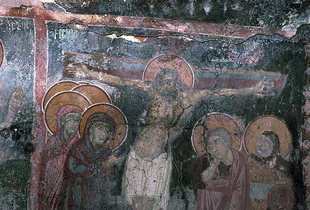 A fresco by Ioannis Pagomenos in Agios Nikolaos Church, Moni