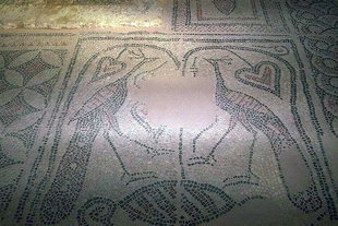Mosaics from the 6C basilica in Sougia