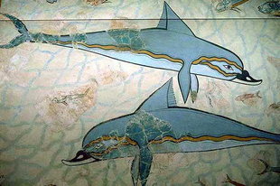 Dolphins from the Queen's Megaron in Knossos