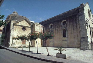 Die byzantinischef Agia Ekaterini-Kirche (ca. 1555) in Iraklion