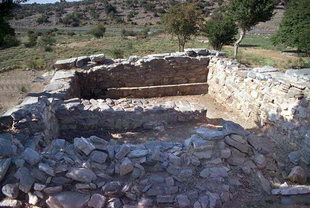 The ruins in Zominthos