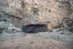 The Ideon Andron Cave at the base of Psiloritis