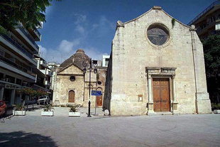 Die byzantinische Agia Ekaterini-Kirche (ca. 1555) in Iraklion