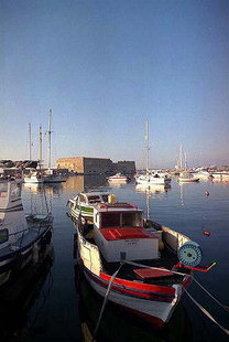 The Venetian harbour of Iraklion