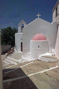 Die byzantinische Agia Paraskevi-Kirche in Ziros