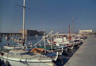 The Marina area of the harbour, Iraklion