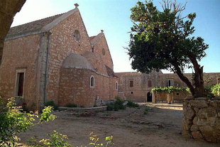 L'église du monastère, Moni Arkadiou