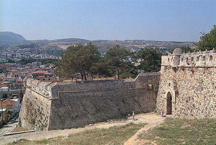 Die Agios Pavlos-Bastion und das Tor der Fortezza, Rethimnon