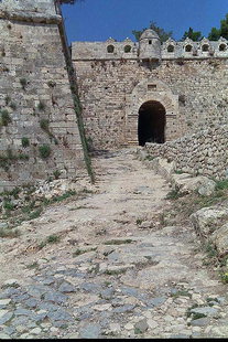 The entrance to the Fortezza, Rethimnon