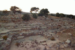 The Minoan site in Vasiliki, Ierapetra