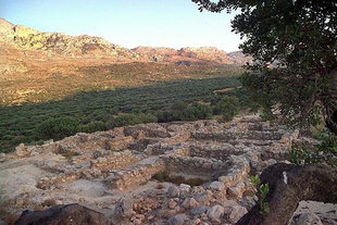 The Minoan site in Vasiliki, Ierapetra