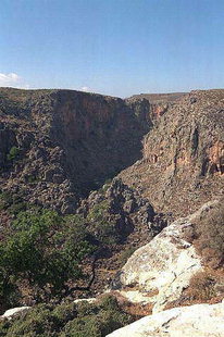 Vallée des Morts près de l'endroit Minoen de Zakros
