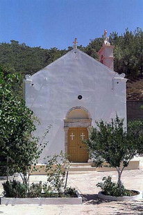 The church of the Exakousti Monastery