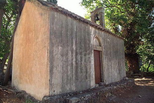Die byzantinische Agios Georgios-Kirche in Pano Simi