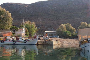 La rampa per imbarcazioni del porto turistico e da pesca