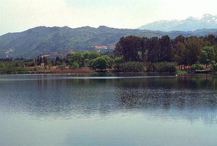 Le lac d'Agia près de Chania