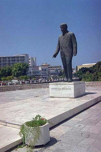 Το άγαλμα του Ελευθερίου Βενιζέλου στην Πλατεία Ελευθερίας, Ηράκλειο