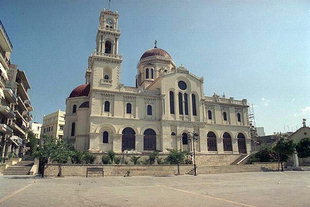 Cathedral of Agios Minas, one of the largest churches in Greece, Iraklion