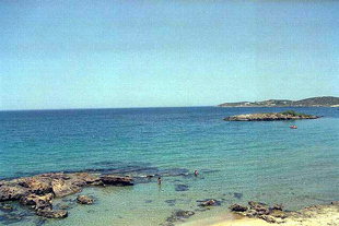 La spiaggia di Kalathàs ad Akrotiri, Chanià