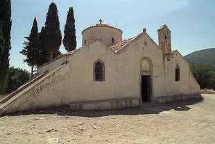 The Byzantine church of the Panagia Kera in Kritsa