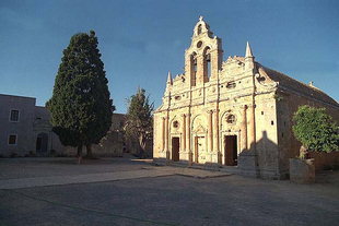 The church of Arkadi Monastery