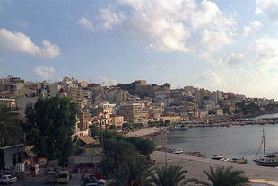 The harbour and city of Sitia