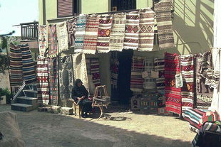Traditional handicrafts in the village of Anogia