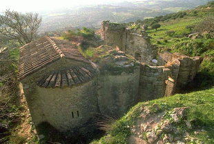The ruins of Sotiras Christos Church and the church of the Panagia Nekrotafi, Mikri Episkopi