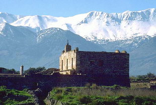 The Byzantine  monastery of Agios Ioannis Theologos in Aptera