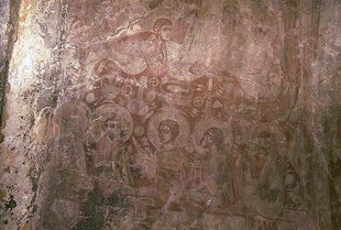 Une fresque du XIV siècle dans l'église d'Agios Antonios, Avdou