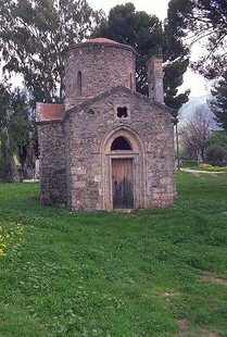 La chiesa bizantina di Panagìa Pantànassa, Avdoù